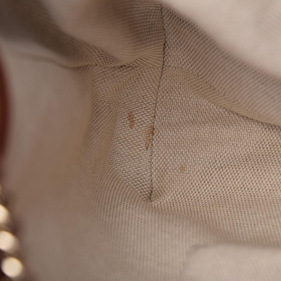 Gucci Shoulder Bag Soho Nubuck Chain Old Whiskey Orange Leather Tote