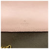 Gucci Shoulder Marmont Gg Mini Quilted Pink Leather Cross Body Bag