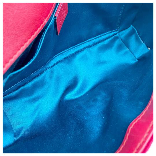 Gucci Shoulder Marmont Gg Mini Quilted Red Chevron Velvet Cross Body Bag