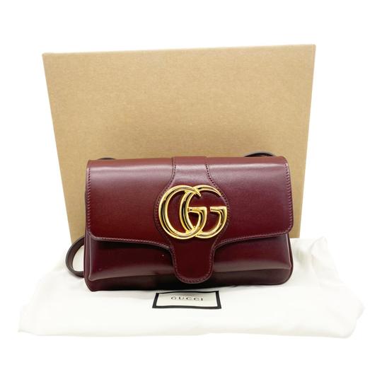 Gucci Arli Small Leather Shoulder Bag Red 550129