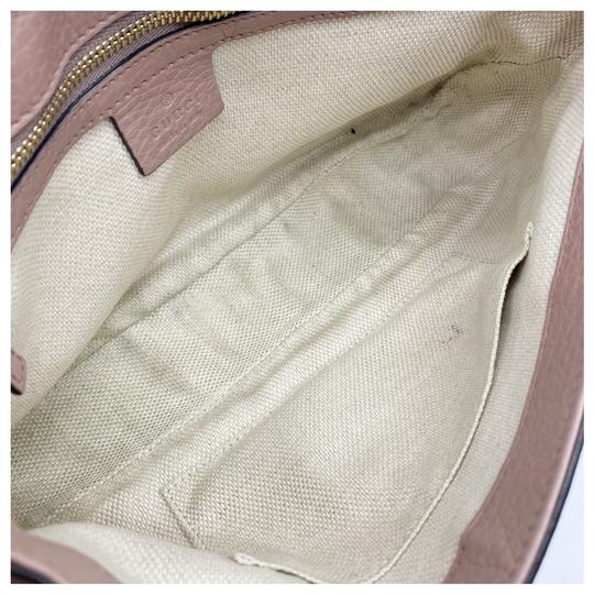 Gucci Soho Chain Medium Beige Leather Cross Body Bag