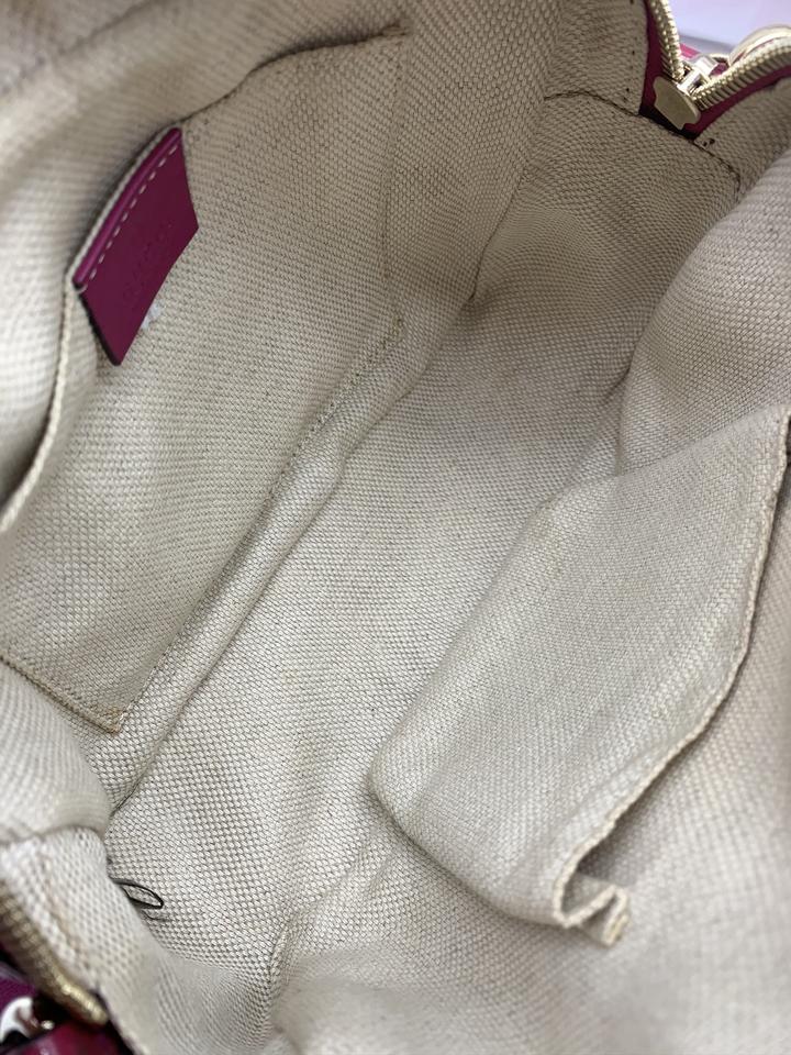 Gucci Soho Disco Patent Tassel Pink Leather Cross Body Bag