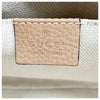 Gucci Soho Disco Pebbled Calfskin Small Rose Beige Leather Shoulder Bag