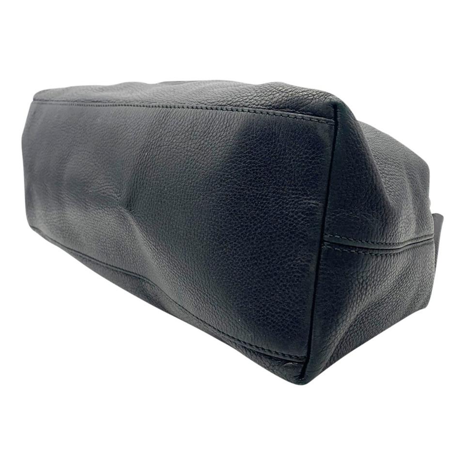 Gucci Soho Pebbled Calfskin Medium Chain Black Leather Shoulder Bag