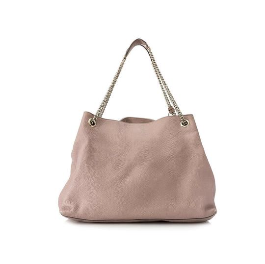 Gucci Soho Medium Chain Light Pink Leather Shoulder Bag