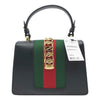 Gucci Top Handle Mini Sylvie Black Leather Shoulder Bag