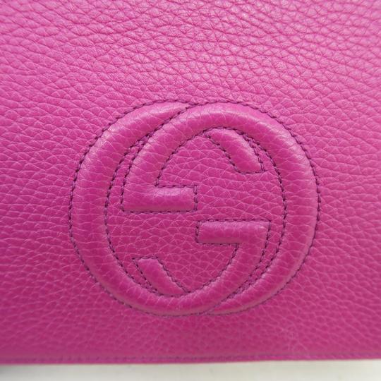 Gucci Wallet on Chain Soho Deeppink Calfskin Shoulder Bag