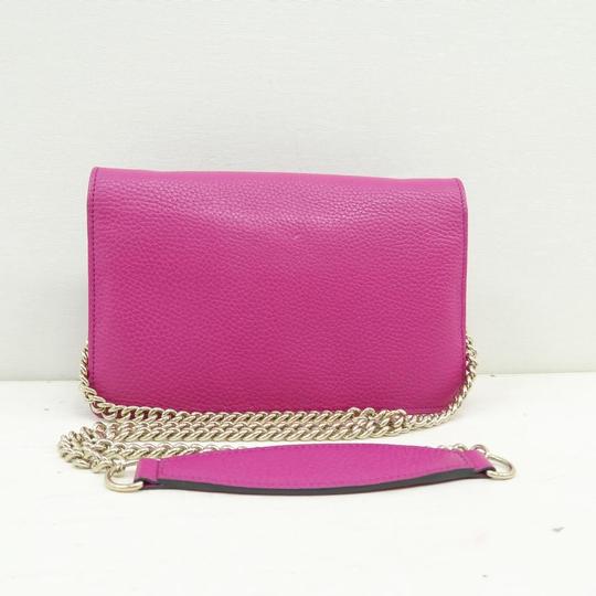 Gucci Wallet on Chain Soho Deeppink Calfskin Shoulder Bag