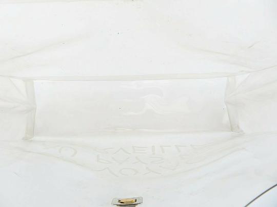 Hermès Kelly L Souvenir De L'exposition Clear Vinyl Beach Bag