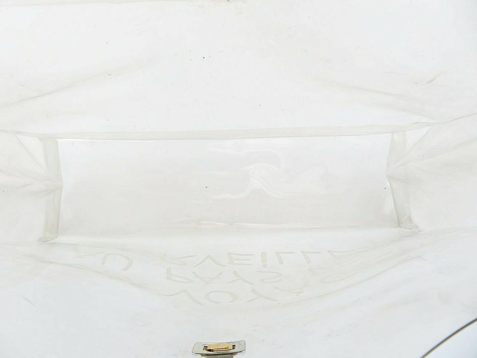 Hermès Kelly L Souvenir De L'exposition Clear Vinyl Beach Bag
