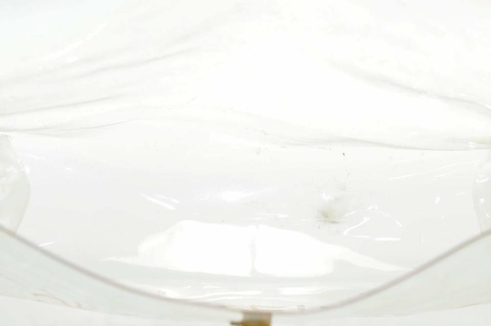 Hermes Kelly L Vinyl Hand Beach Souvenir De L'exposition 1997 White Pvc Satchel