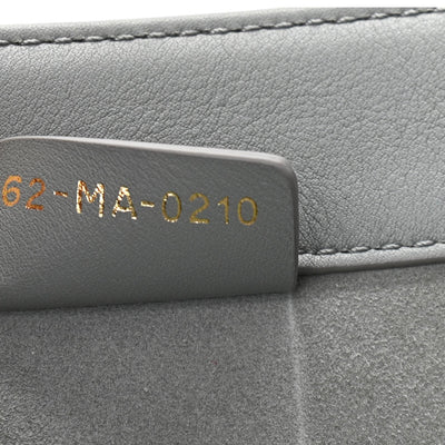 Christian Dior Calfskin Embossed Medium Book Tote Grey