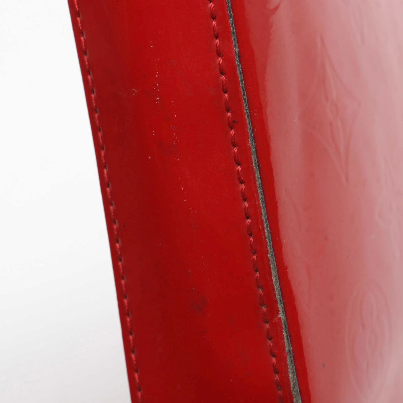 Louis Vuitton Vernis Felicie Pochette Chain Wallet Cherry