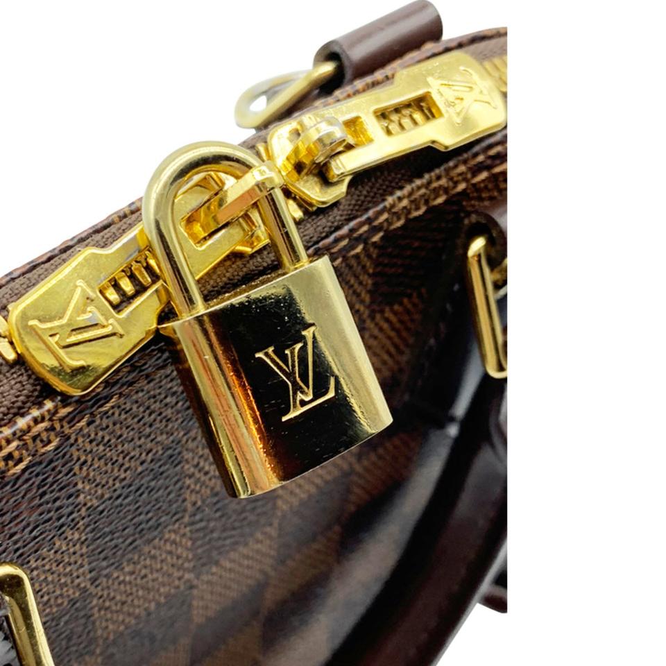 Louis Vuitton Alma Bb Brown Damier Ébène Canvas Cross Body Bag