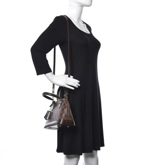 Louis Vuitton Alma Bb Brown Damier Ébène Canvas Shoulder Bag