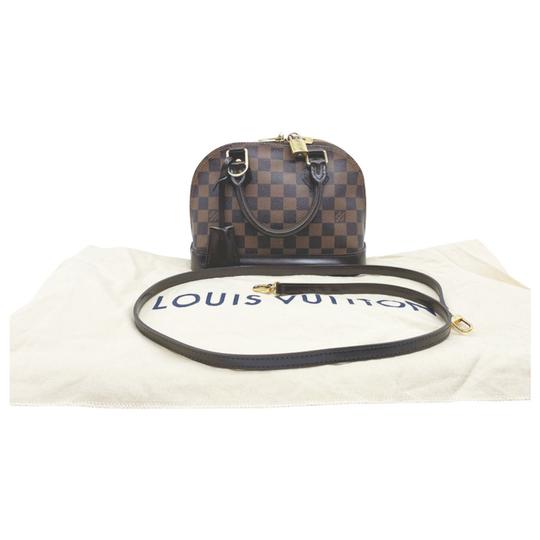 Louis Vuitton Alma Bb Brown Damier Ébène Canvas Shoulder Bag