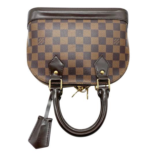 Louis Vuitton Alma Bb Brown Damier Ébène Canvas Shoulder Bag