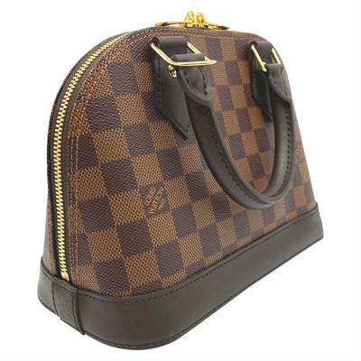 Louis Vuitton Alma Bb Brown Damier Ebene Canvas Shoulder Bag