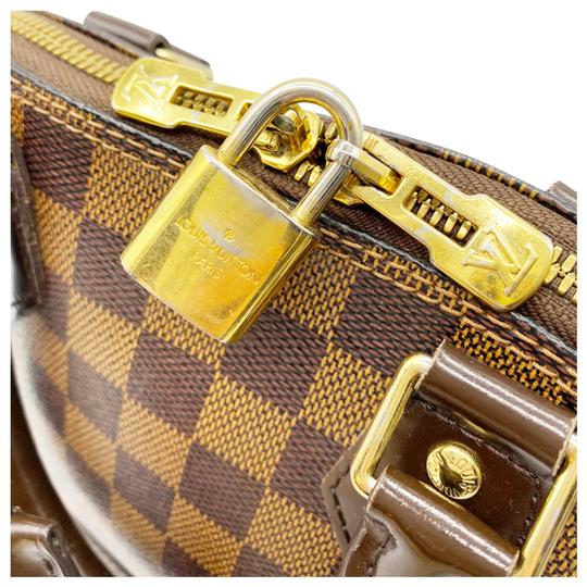 Louis Vuitton Alma Bb Brown Damier Ébène Canvas Shoulder Bag