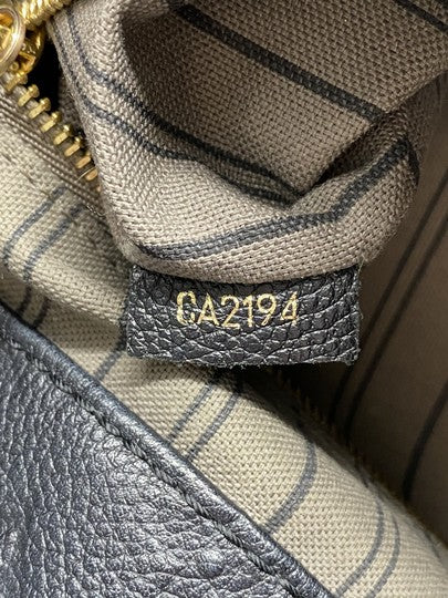 Louis Vuitton Artsy Black Monogram Empreinte Leather Hobo Bag