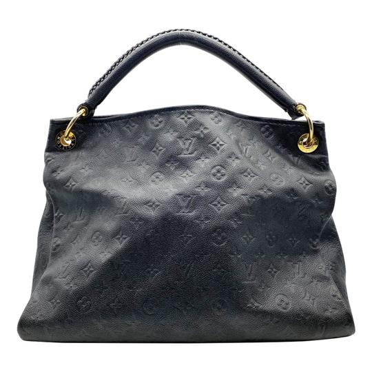 Louis Vuitton Artsy Black Monogram Empreinte Leather Hobo Bag