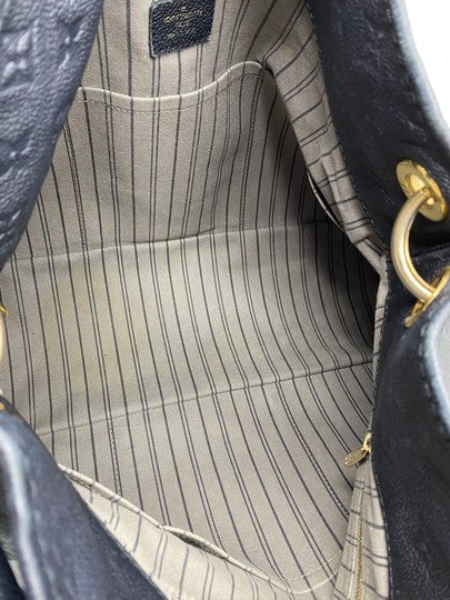 Louis Vuitton Artsy Black Monogram Empreinte Leather Hobo Bag