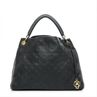 Louis Vuitton Artsy Infini Black Monogram Empreinte Leather Hobo Bag
