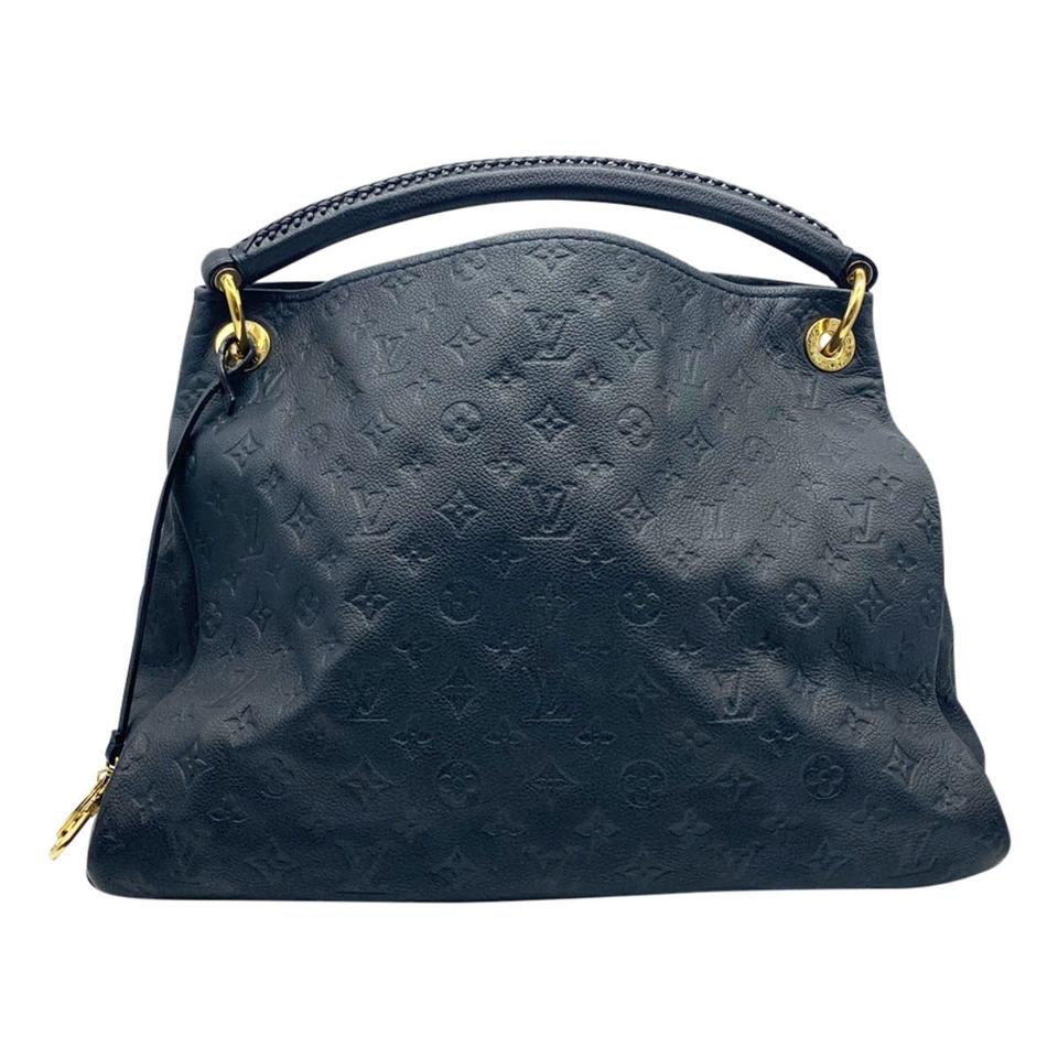 Louis Vuitton Artsy Infini Black Monogram Empreinte Leather Hobo Bag