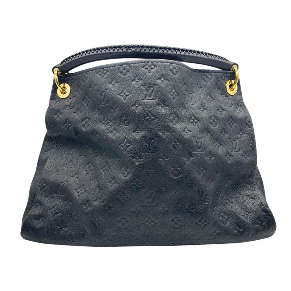 Louis Vuitton Artsy Infini Black Monogram Empreinte Leather Hobo Bag