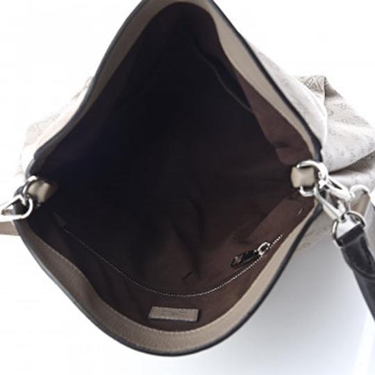Louis Vuitton Babylone Mahina Pm Galet Beige Leather Hobo Bag - MyDesignerly