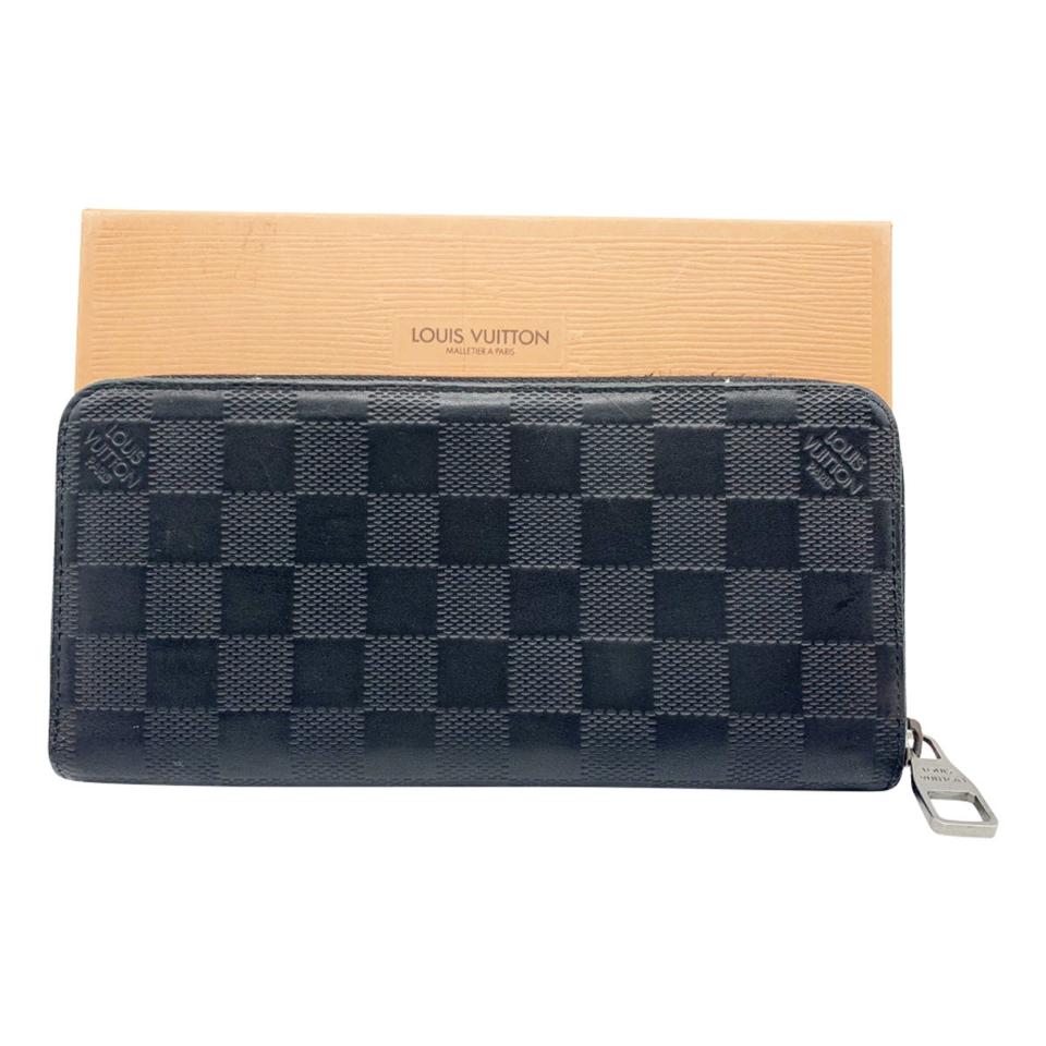 Louis Vuitton Black Damier Infini Zippy Vertical Wallet