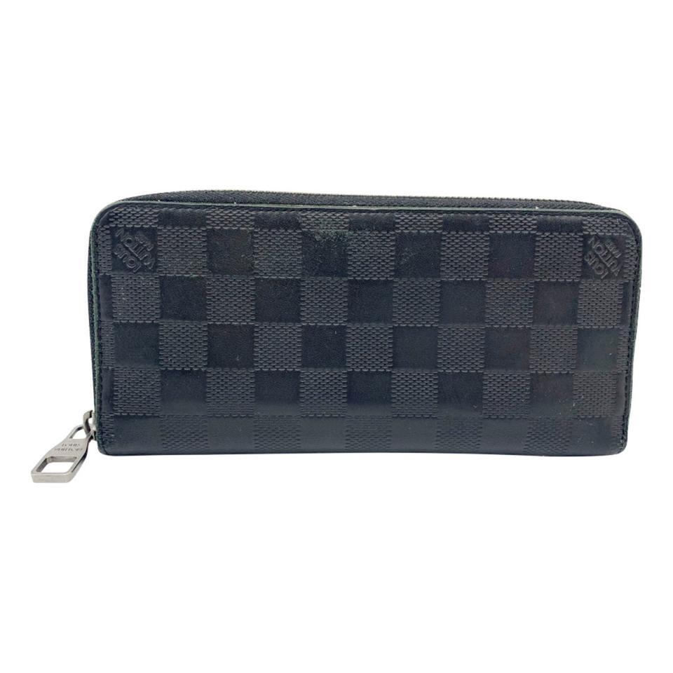 Louis Vuitton Black Damier Infini Zippy Vertical Wallet