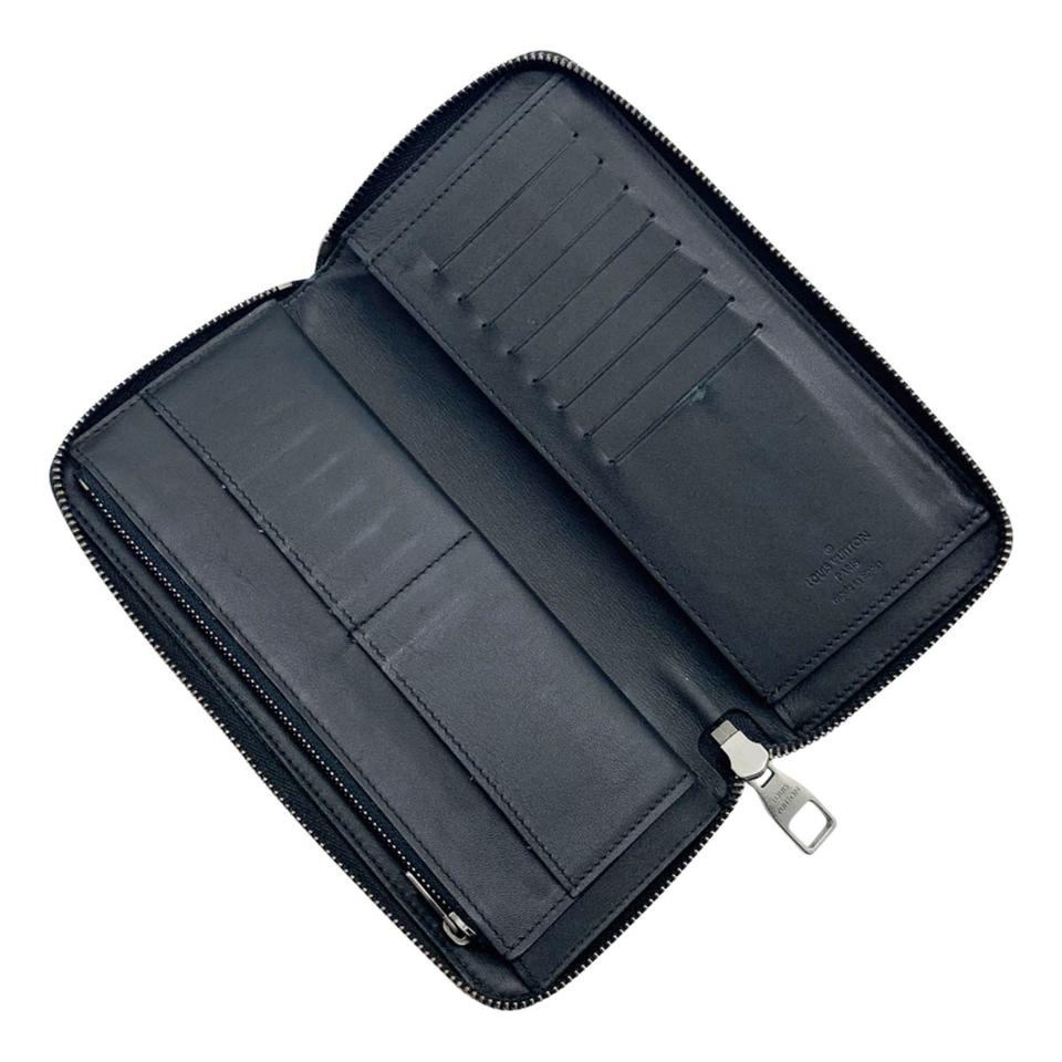 Louis Vuitton Black Damier Infini Zippy Vertical Wallet