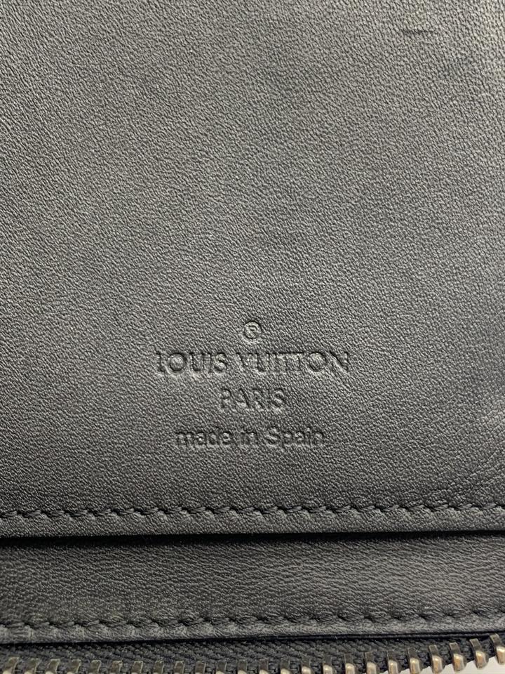 Louis Vuitton Black Damier Infini Zippy Vertical Wallet