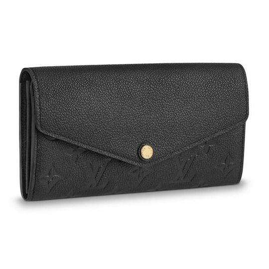 Louis Vuitton Black Sarah Empreinte Noir Wallet