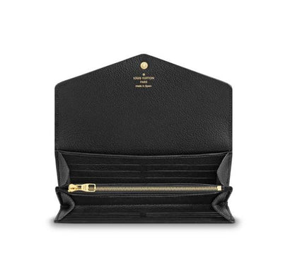 Louis Vuitton Black Sarah Empreinte Noir Wallet