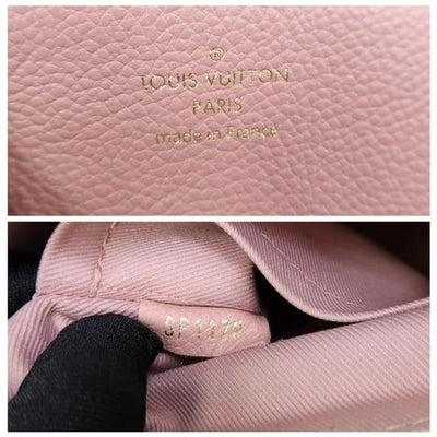 Louis Vuitton Blanche Bb Monogram Empreinte Leather Pink Calfskin Satchel