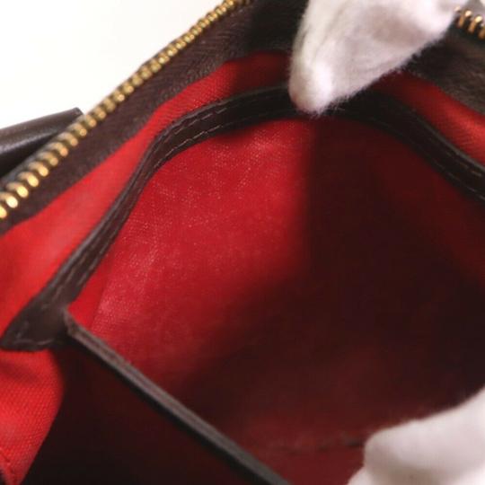 Louis Vuitton Boston Speedy Damier 25 Brown Canvas Shoulder Bag