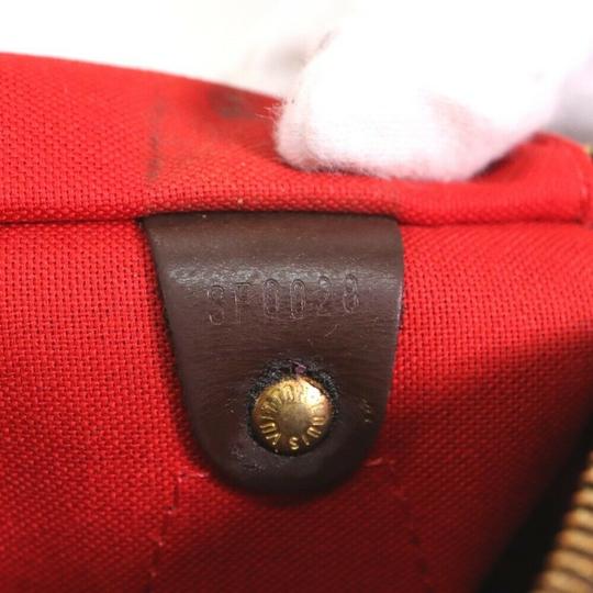 Louis Vuitton Boston Speedy Damier 25 Brown Canvas Shoulder Bag