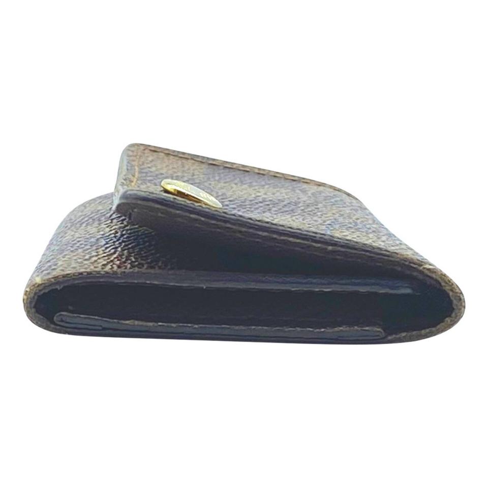 Louis Vuitton Brown 4 Key Holder - Damier Ebene