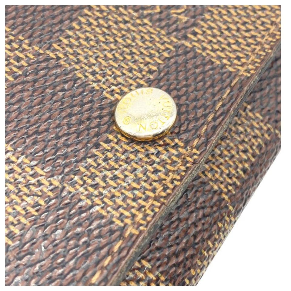 Louis Vuitton Brown 4 Key Holder - Damier Ebene