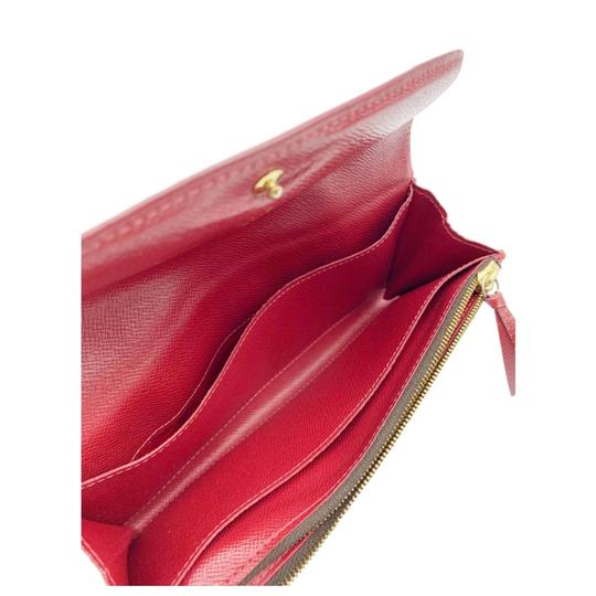 Louis Vuitton Brown Caïssa Damier Ebene Cerise Wallet