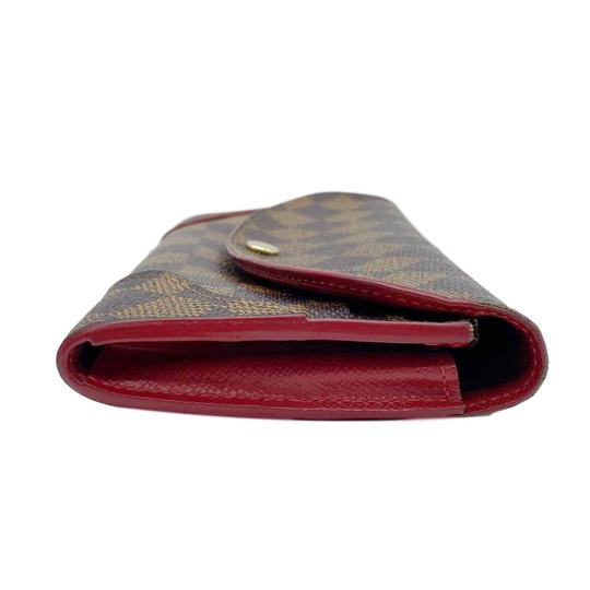 Louis Vuitton Brown Caïssa Damier Ebene Cerise Wallet