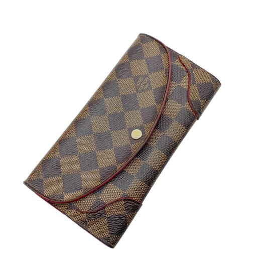 Louis Vuitton Brown Caïssa Damier Ebene Cerise Wallet