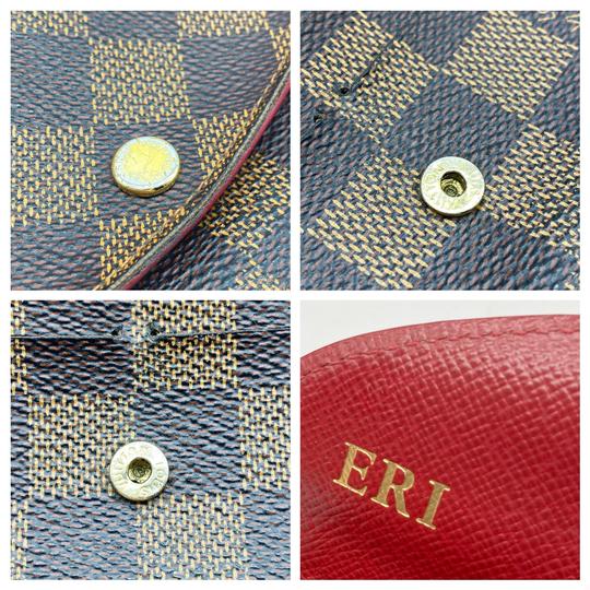 Louis Vuitton Brown Caïssa Damier Ebene Cerise Wallet