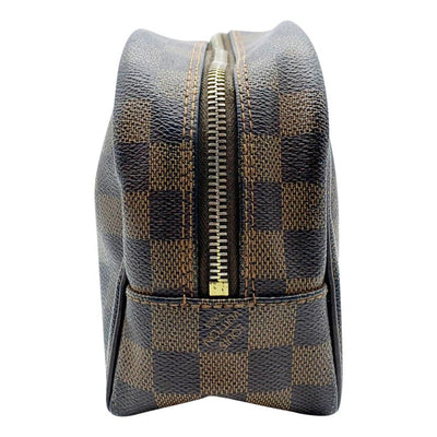 Louis Vuitton Brown Trousse De Toilette 25 Damier Ebene Cosmetic Bag