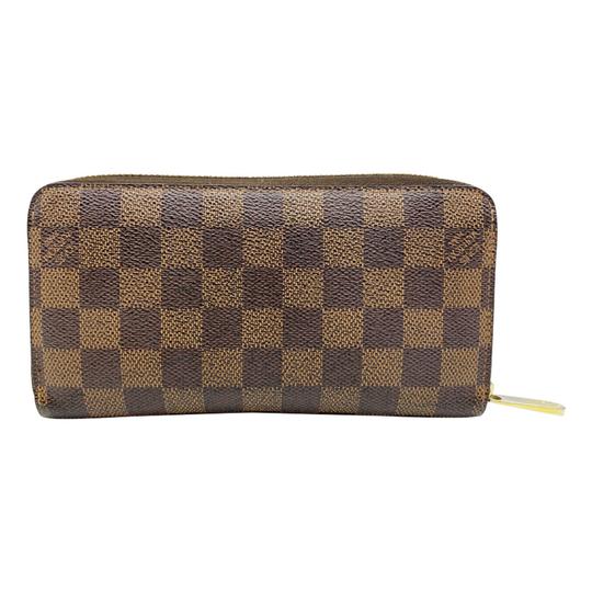 Louis Vuitton Brown Zippy Damier Ebene Wallet