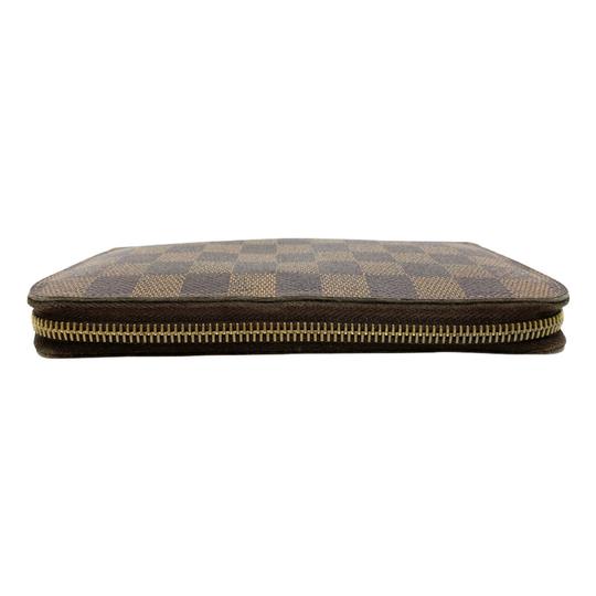 Louis Vuitton Brown Zippy Damier Ebene Wallet