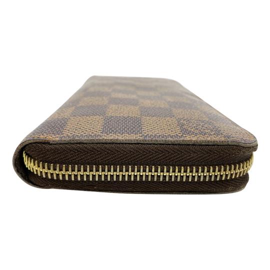 Louis Vuitton Brown Zippy Damier Ebene Wallet