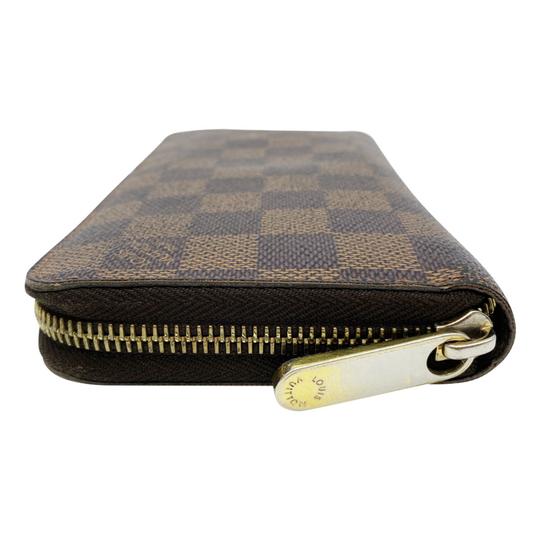 Louis Vuitton Brown Zippy Damier Ebene Wallet